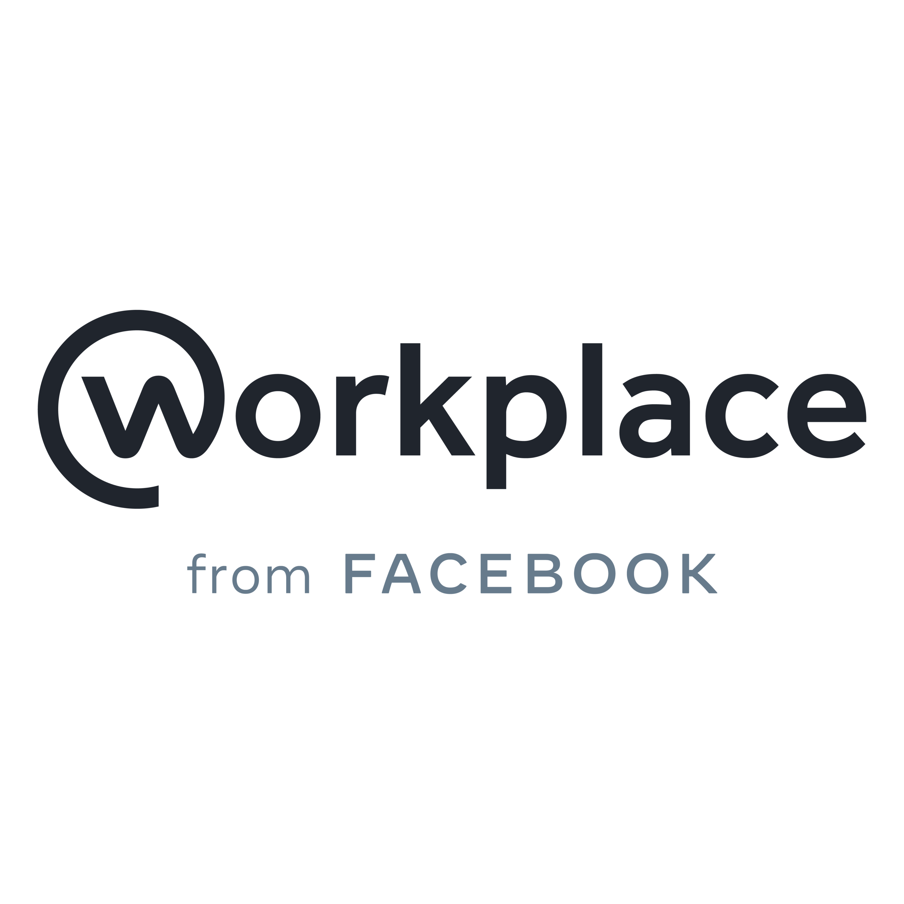 Workplace from Facebook's logo